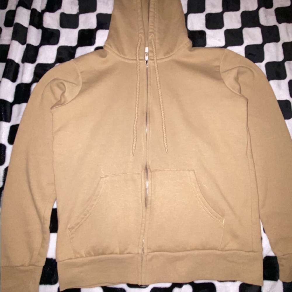 Mocha colored zip up
